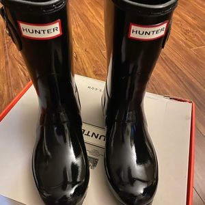 Short Gloss Hunter Boots